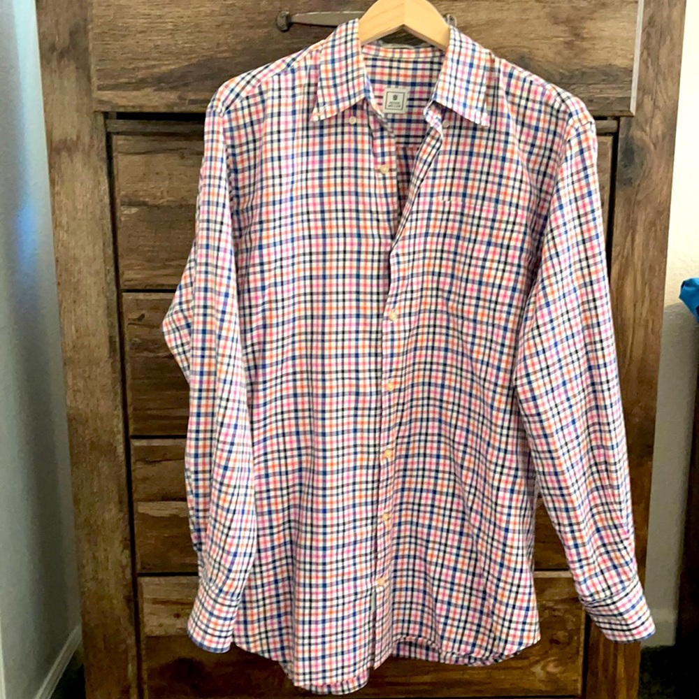 Long sleeve button down, Peter Millar, M size